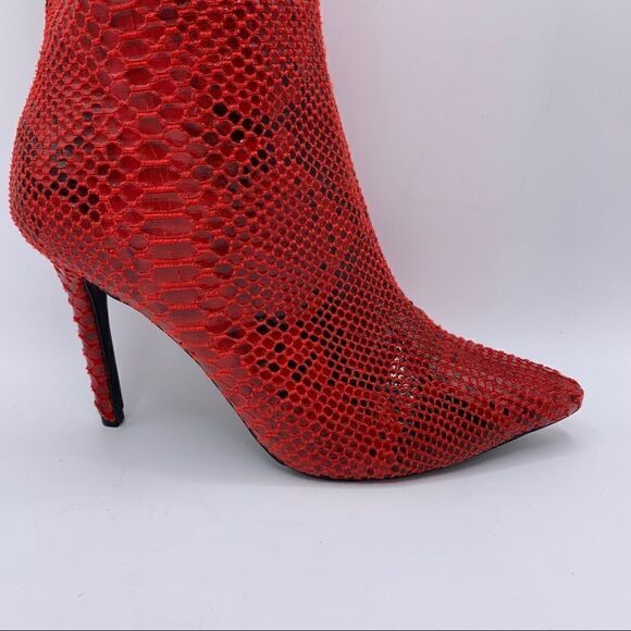 Thalia Sodi Rajel “Red Snake” Boots - Picture 5 of 16